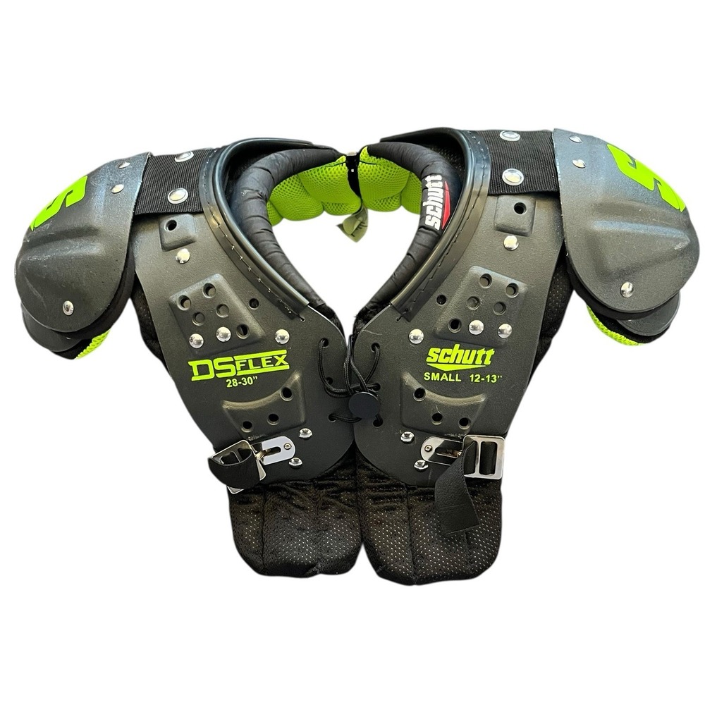 Schutt DS Flex 3.0 Football Shoulder Pads Youth Size Small 12-13" 28-30" Safety